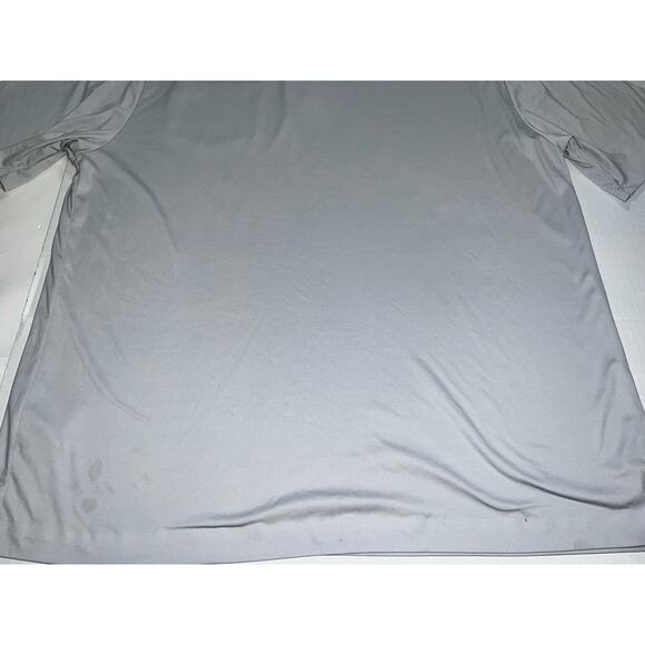 Tiger Woods Platinum Polo Shirt Mens Size XXL Gray Dri-Fit Golf Snap Button READ - Picture 16 of 16